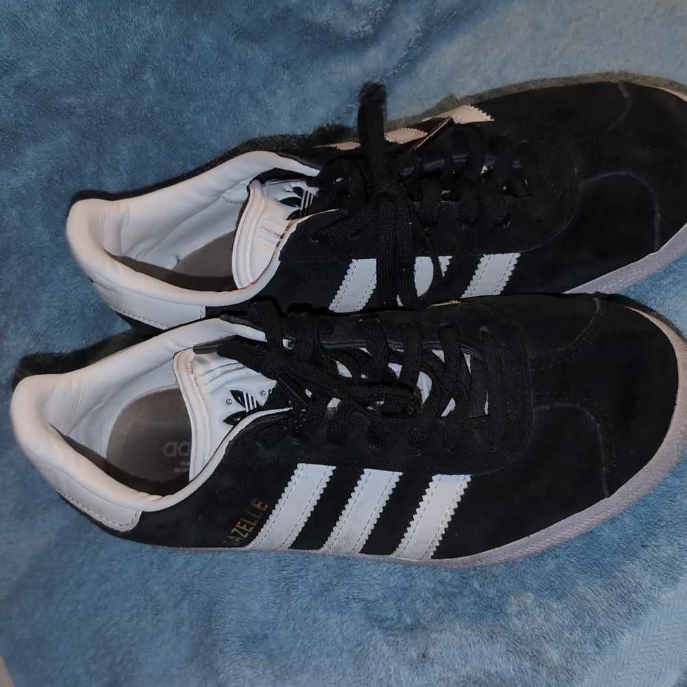 Adidas Gazelle Black and White Sneakers